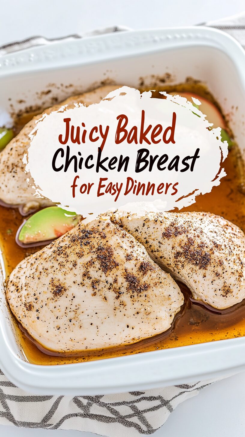 Easy Baked Chicken Breast – Juicy, Flavorful & Ready in 30 Minutes