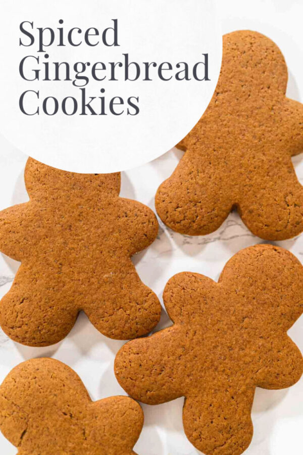 Warmly Spiced Gingerbread Cookies for Christmas