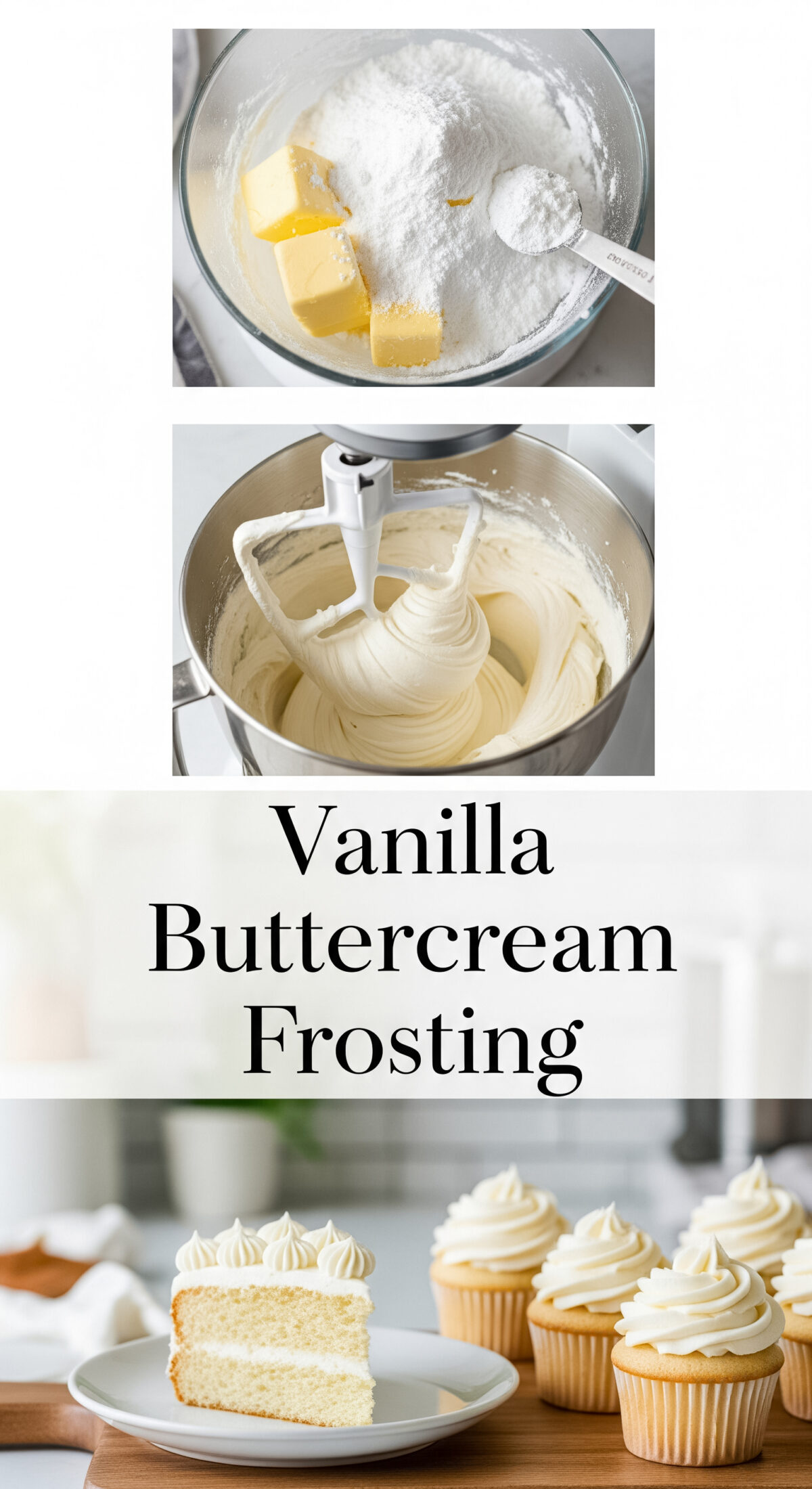 How to Make Vanilla Buttercream (Classic American Frosting Recipe)