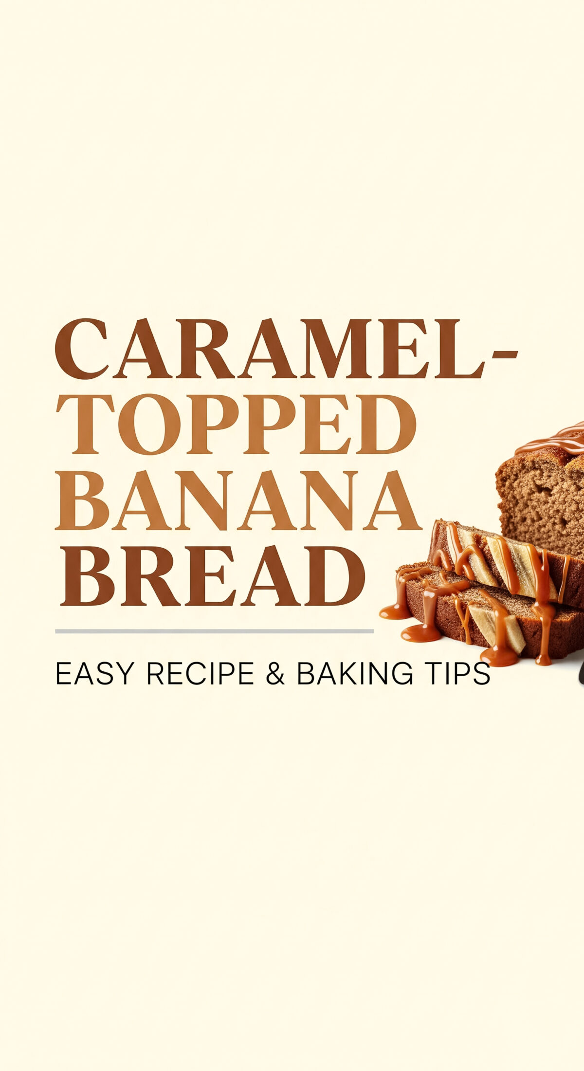 Rich and Moist Banana Bread with Buttery Caramel Topping