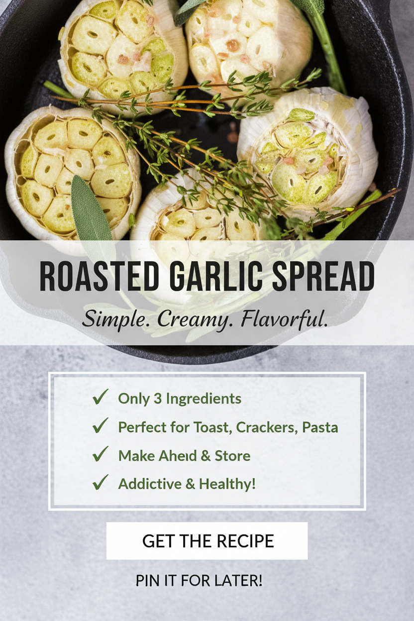 How to Make Roasted Garlic Spread for Bread and Sandwiches