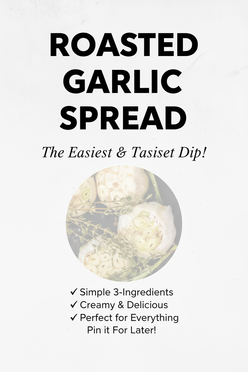 How to Make Roasted Garlic Spread for Bread and Sandwiches
