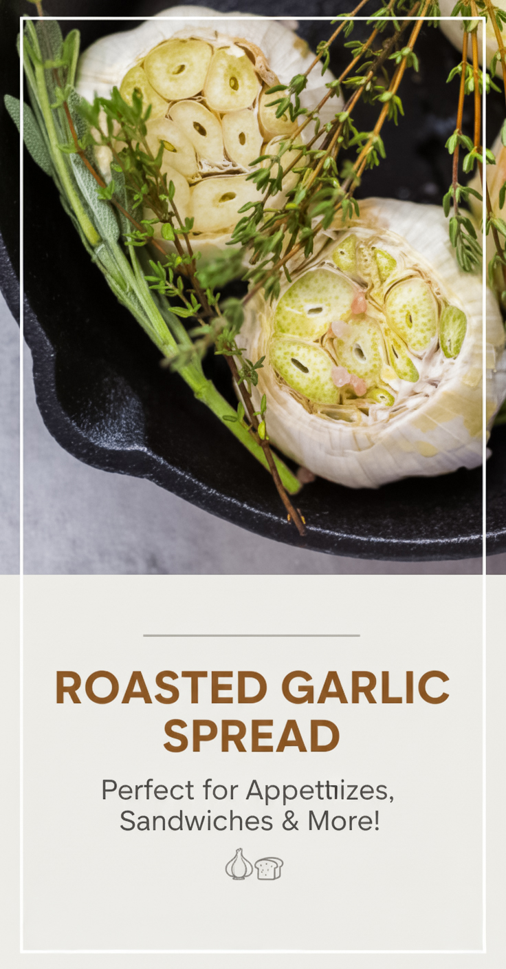 How to Make Roasted Garlic Spread for Bread and Sandwiches