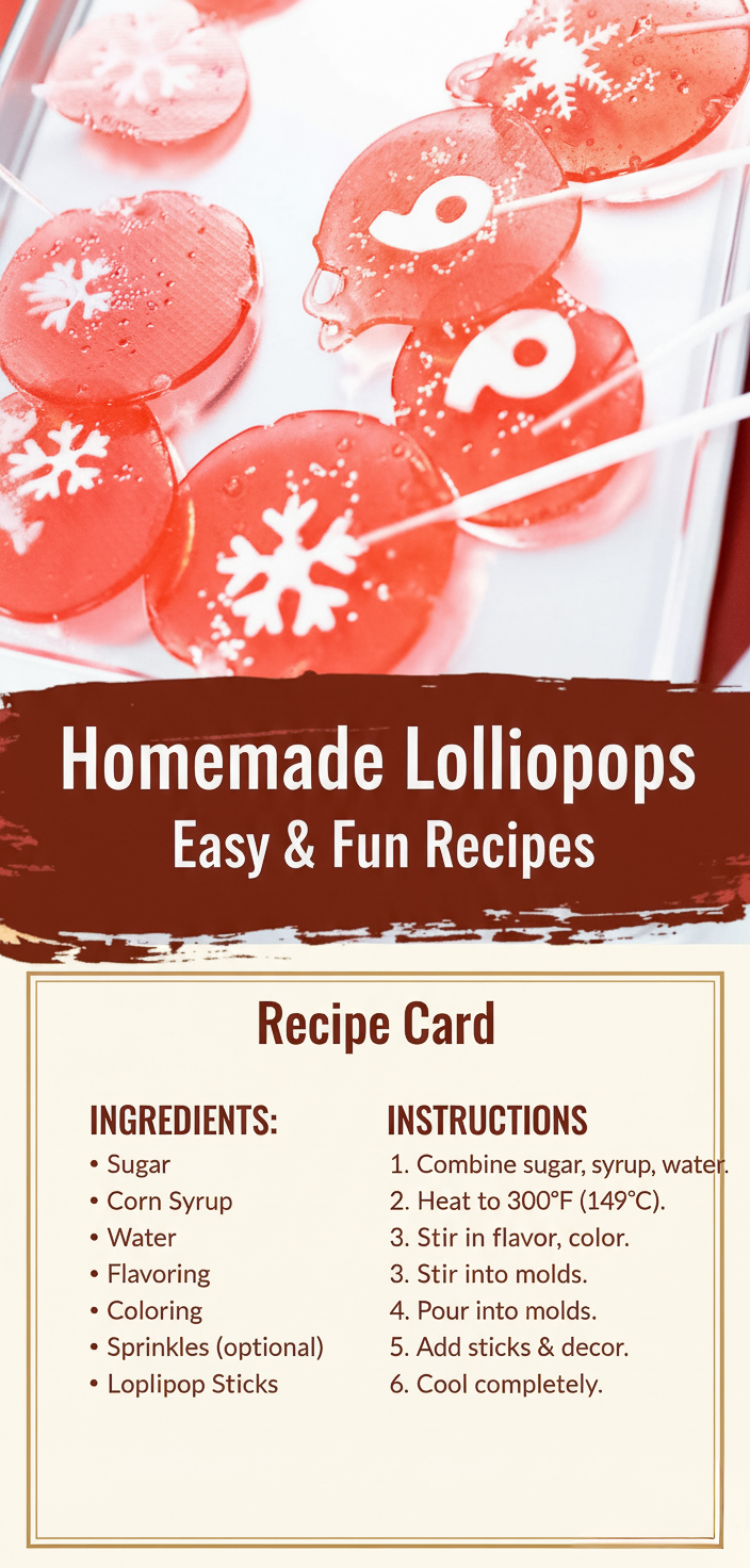 How to Make Clear Sugar Lollipops at Home