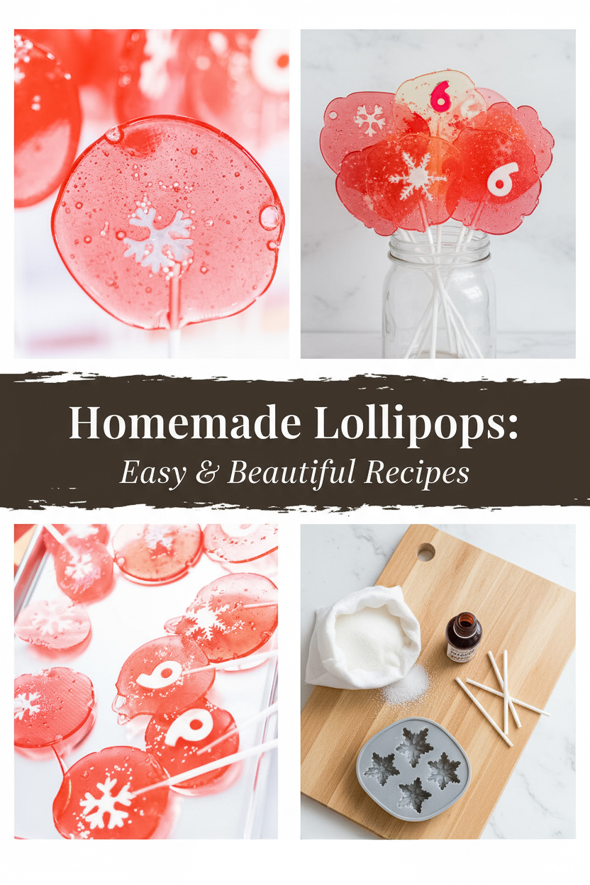 How to Make Clear Sugar Lollipops at Home
