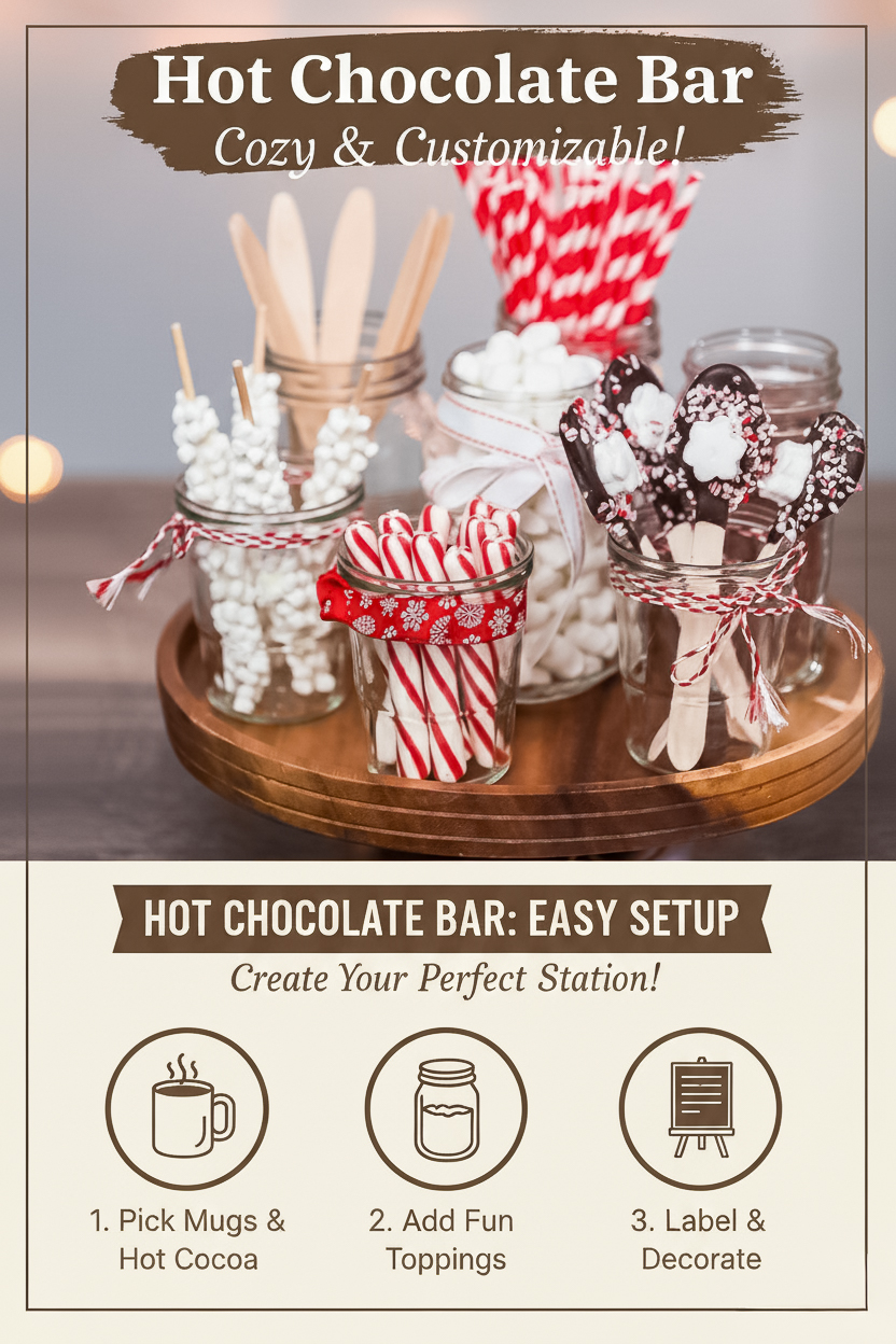How to Set Up a Cozy Hot Chocolate Bar for the Holidays