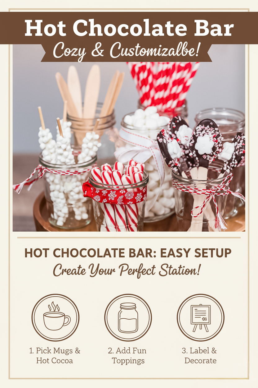 How to Set Up a Cozy Hot Chocolate Bar for the Holidays