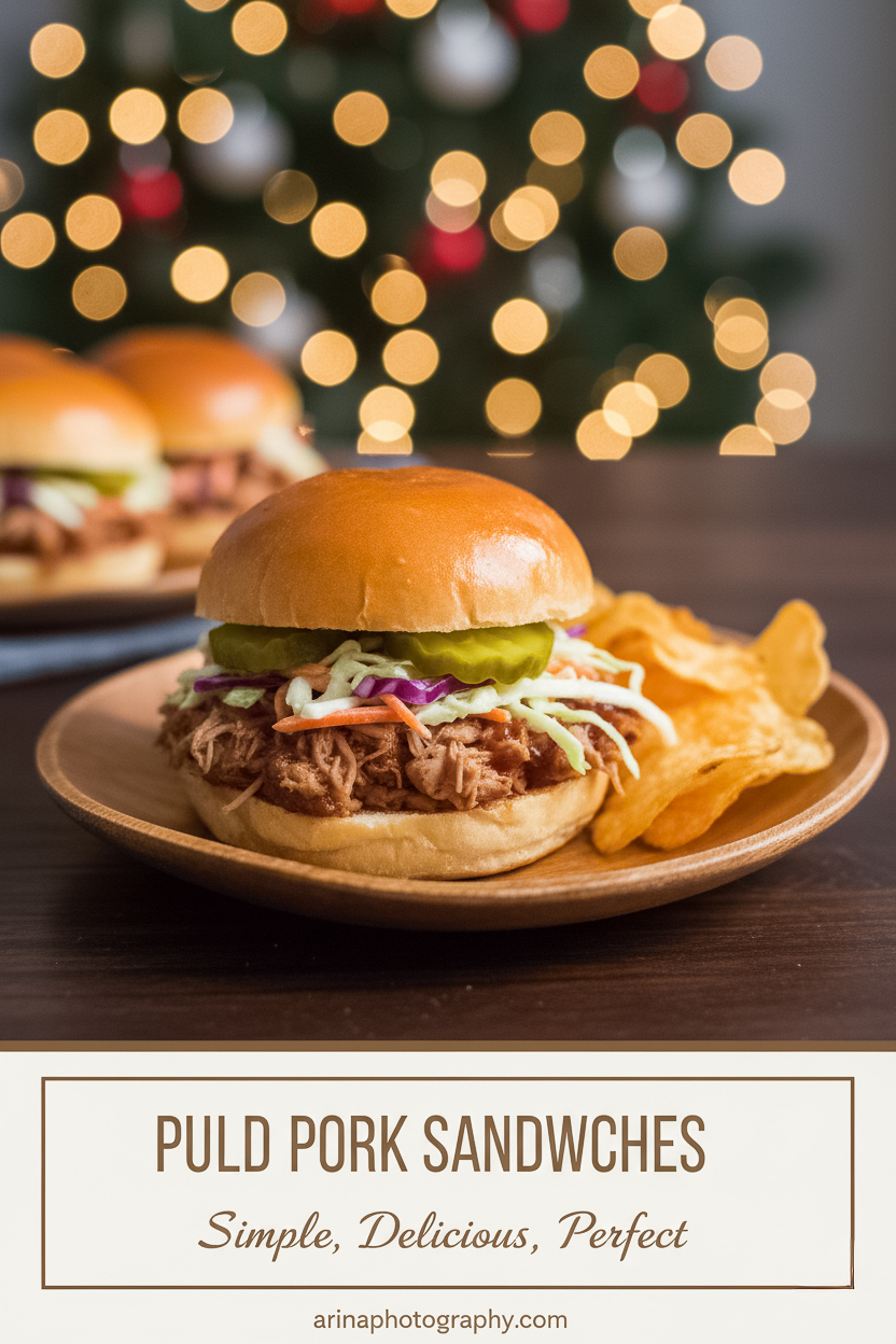 Easy Pulled Pork Sandwiches with Tangy BBQ Sauce