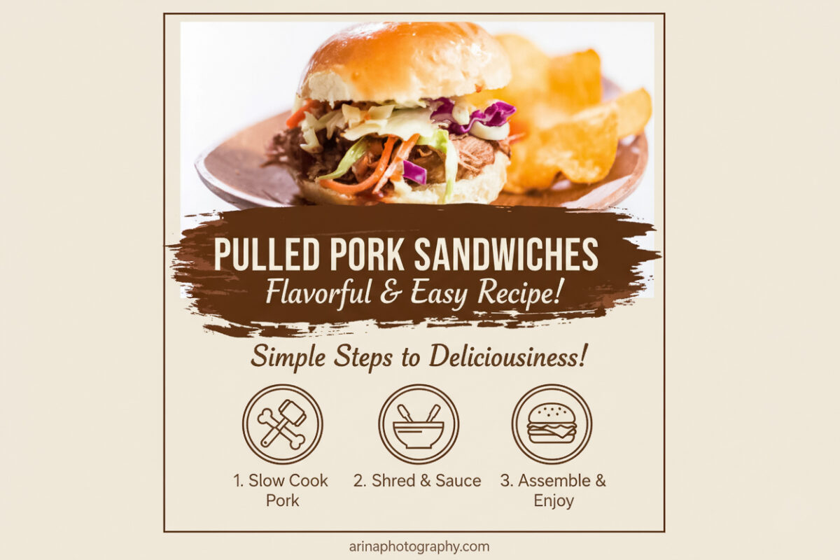 Easy Pulled Pork Sandwiches with Tangy BBQ Sauce