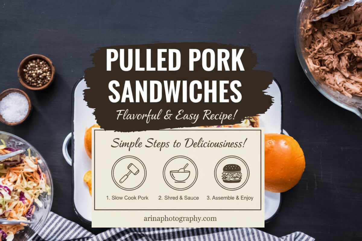 Easy Pulled Pork Sandwiches with Tangy BBQ Sauce