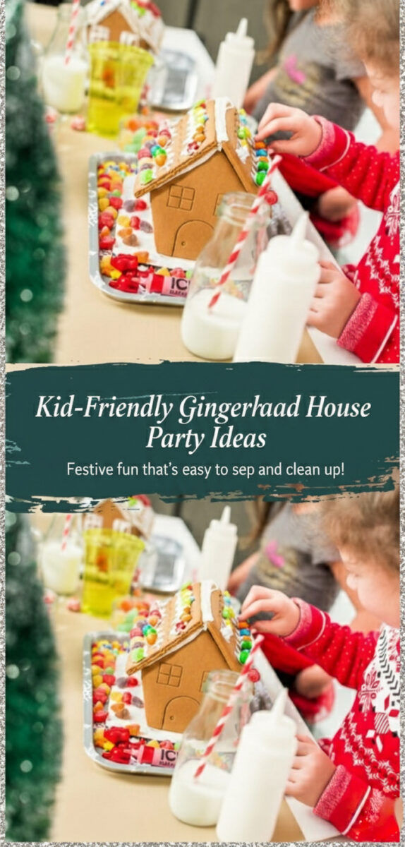 How to Host a Gingerbread House Decorating Party at Home