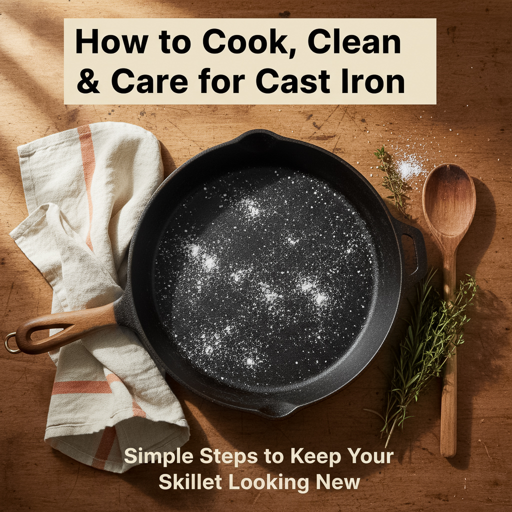 How to Cook, Clean, and Care for Cast Iron Skillets
