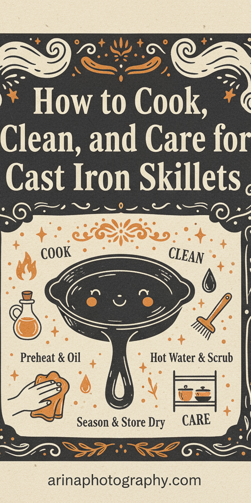 How to Cook, Clean, and Care for Cast Iron Skillets