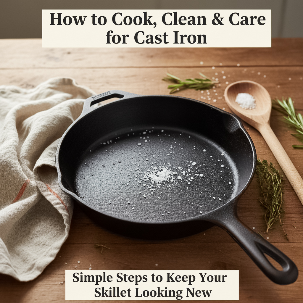 How to Cook, Clean, and Care for Cast Iron Skillets